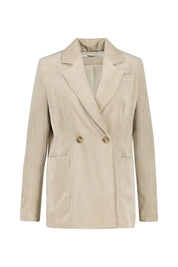 Blazer mit aufgesetzten Taschen - 241 Mushroom - Beige