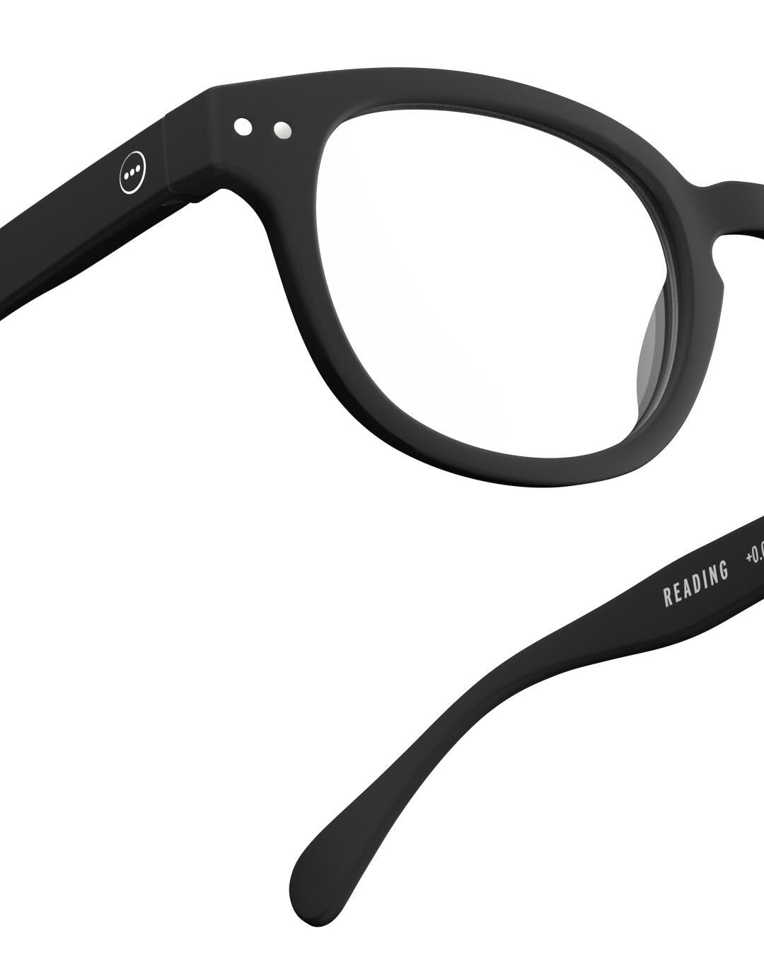 Lesebrille mit Dioptrie +3 - Black - Schwarz