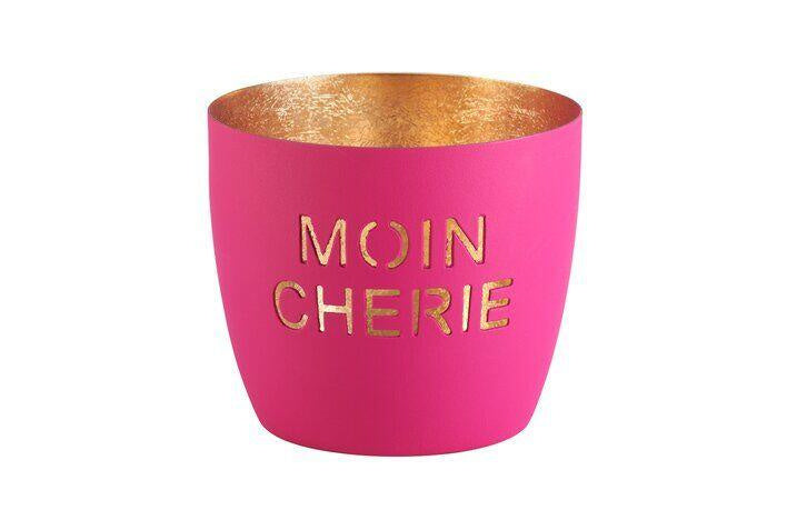 Windlicht Moin Cherie - Neon Purple/Gold - Pink | Gold