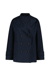 Cabanjacke aus Baumwolle - 02 Navy - Blau