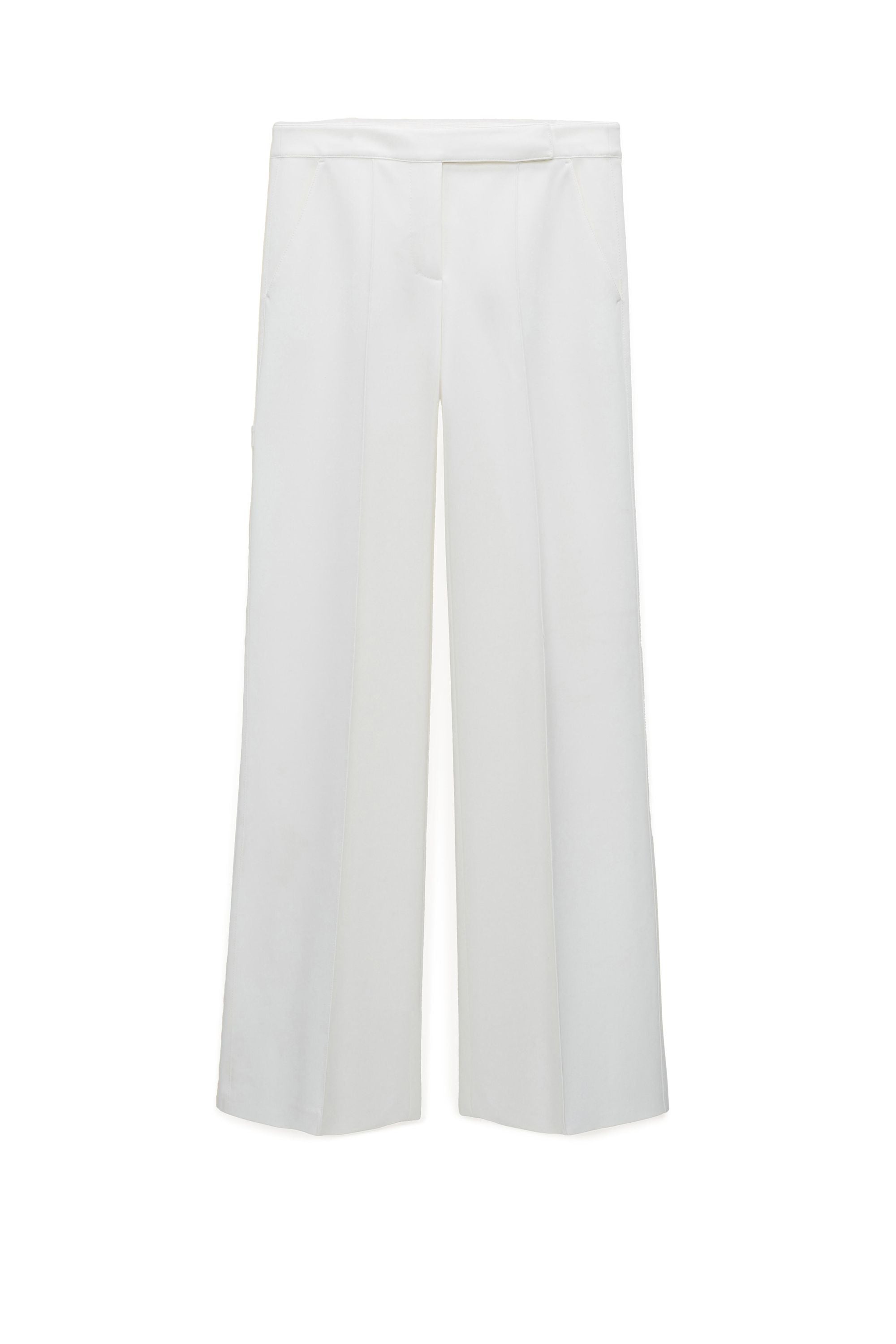 Hose Wide Leg - 110 Camellia White - Weiß