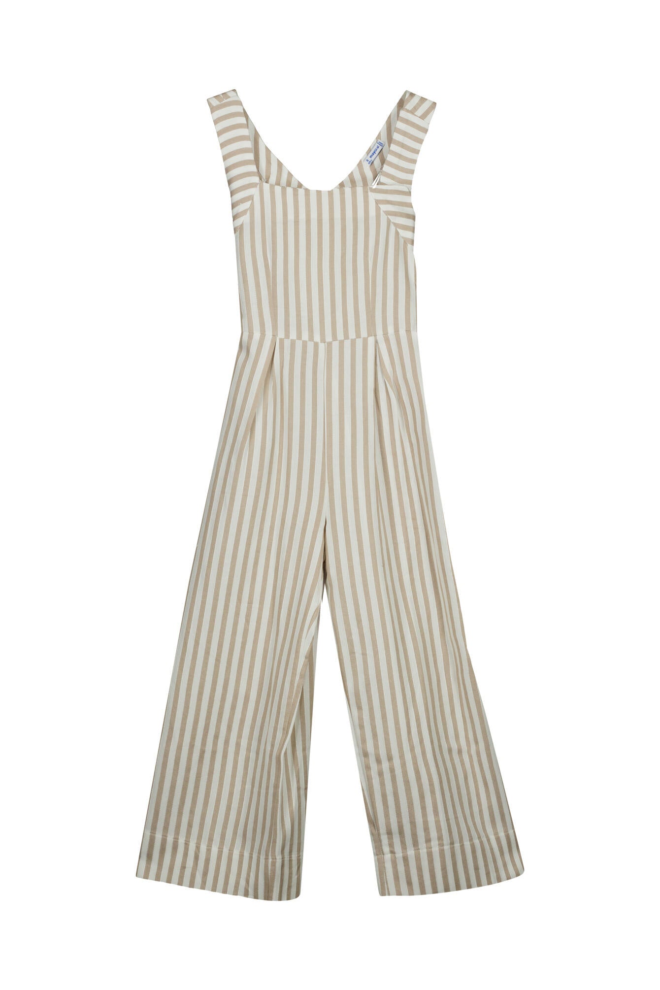 Jumpsuit mit Rückenausschnitt - 010 Beige - Beige | Weiß