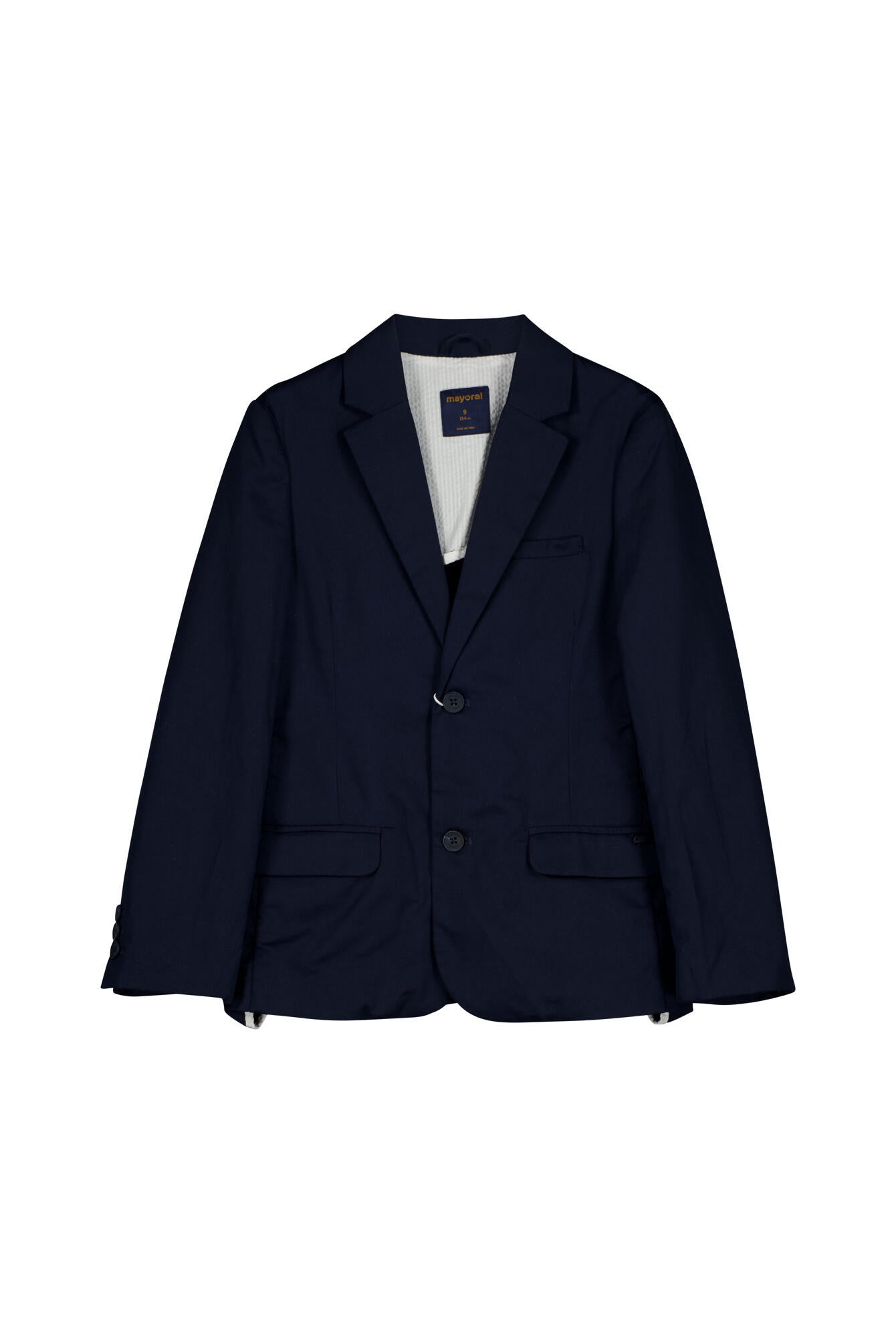 Einreihiger Blazer - 077 Marinblau - Blau