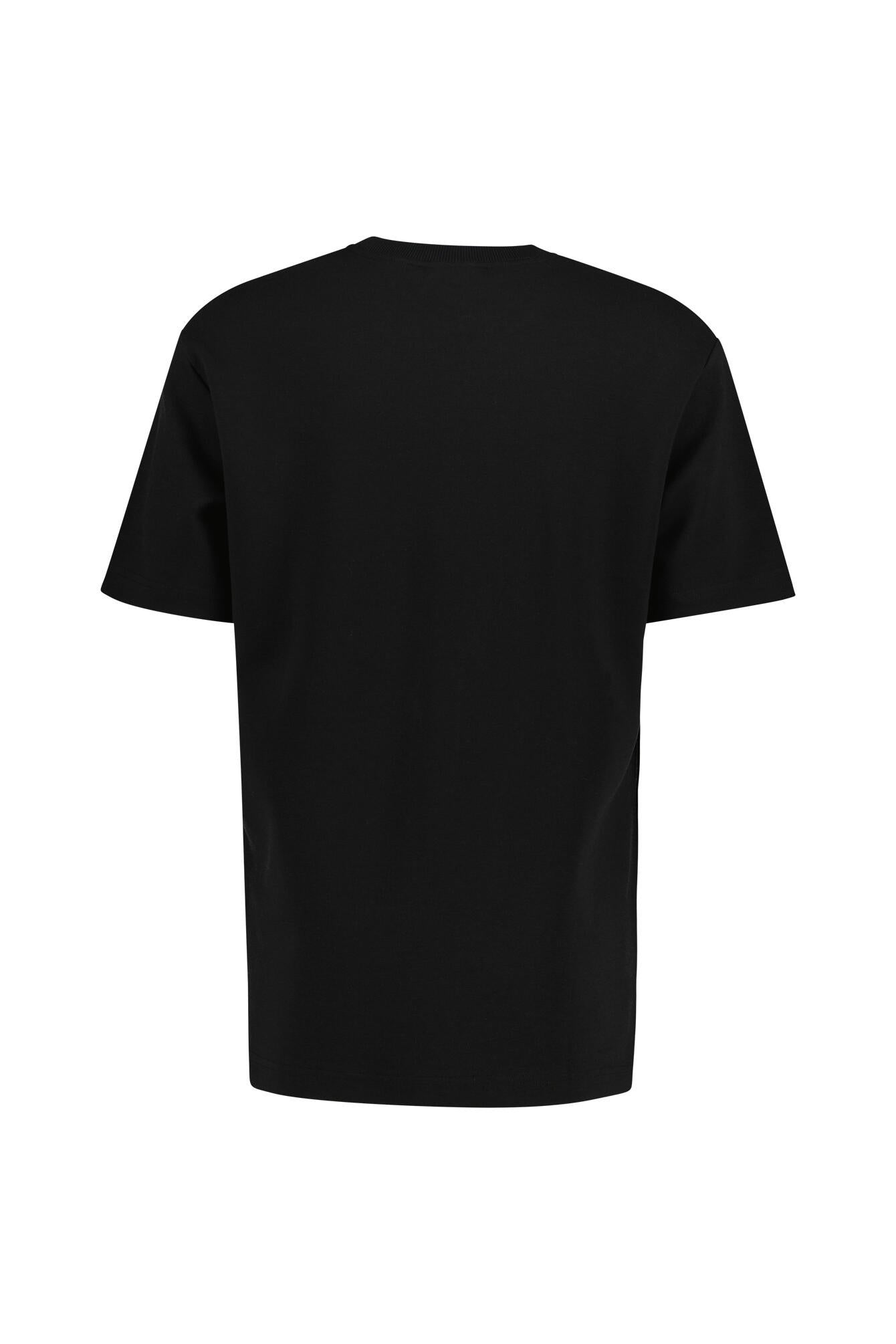 T-Shirt mit Rundhalsausschnitt - 3457 Black - Schwarz