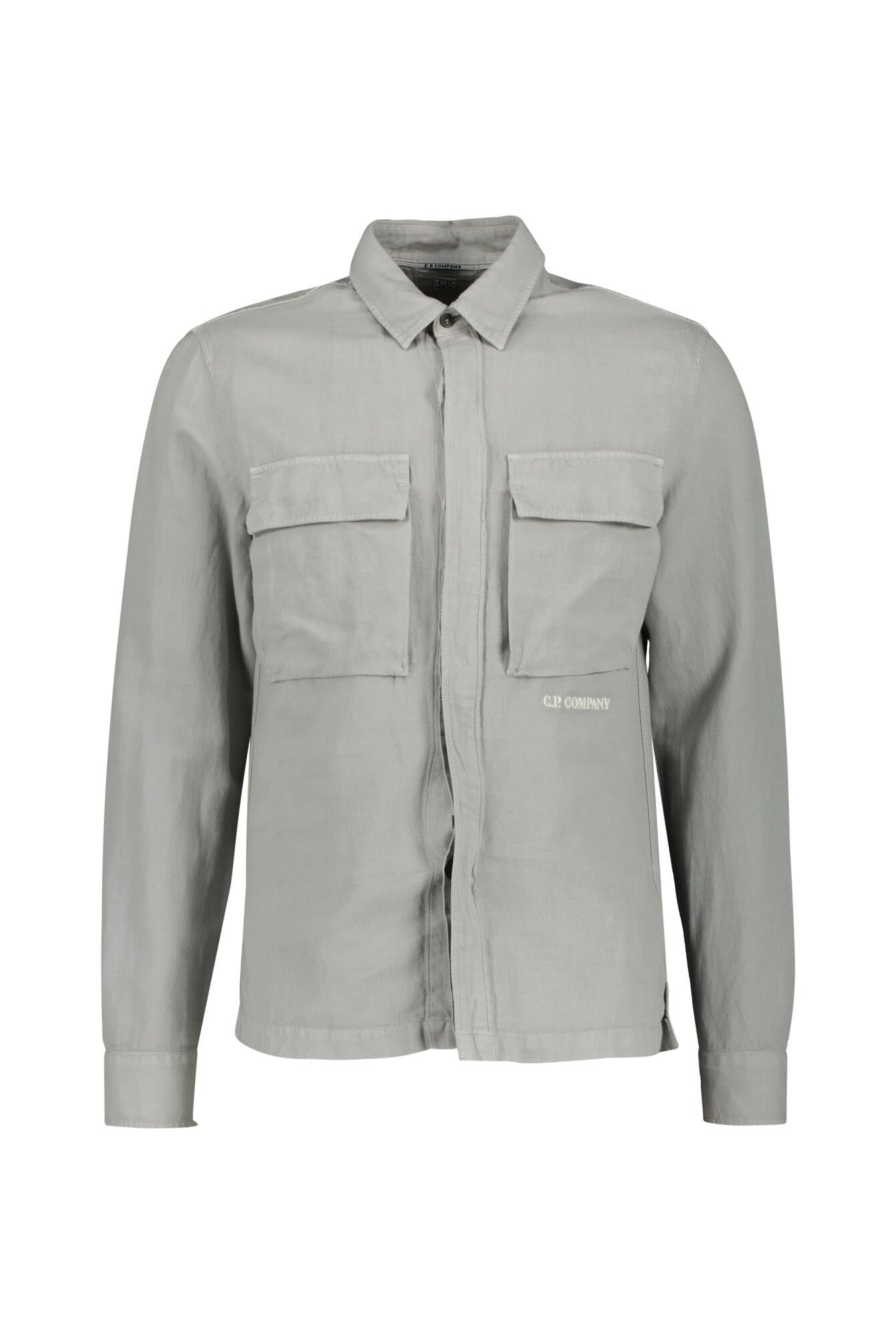 Overshirt aus Baumwoll-Leinen-Mix - 913 Drizzle - Grau