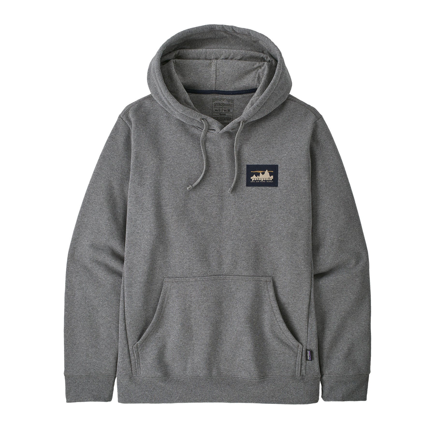 Hoodie mit Logostick - Gravel Heather - Grau