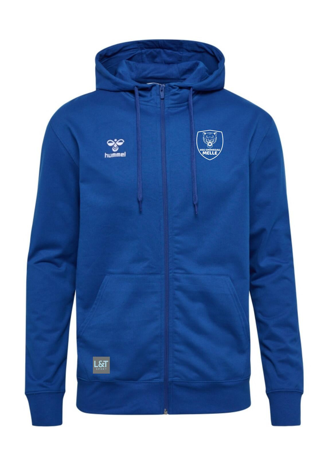 Kinder HSG Grönegau-Melle Kapuzenjacke - 7045-True Blue - Blau