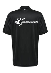 Herren HSG Grönegau Melle Poloshirt - 2001-Black - Schwarz