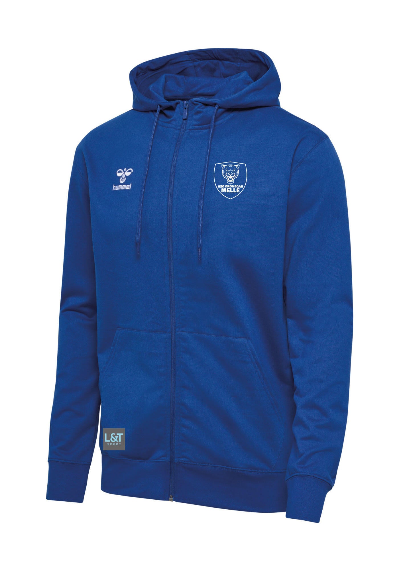 Herren HSG Grönegau Melle Kapuzenjacke - 7045-True Blue - Blau