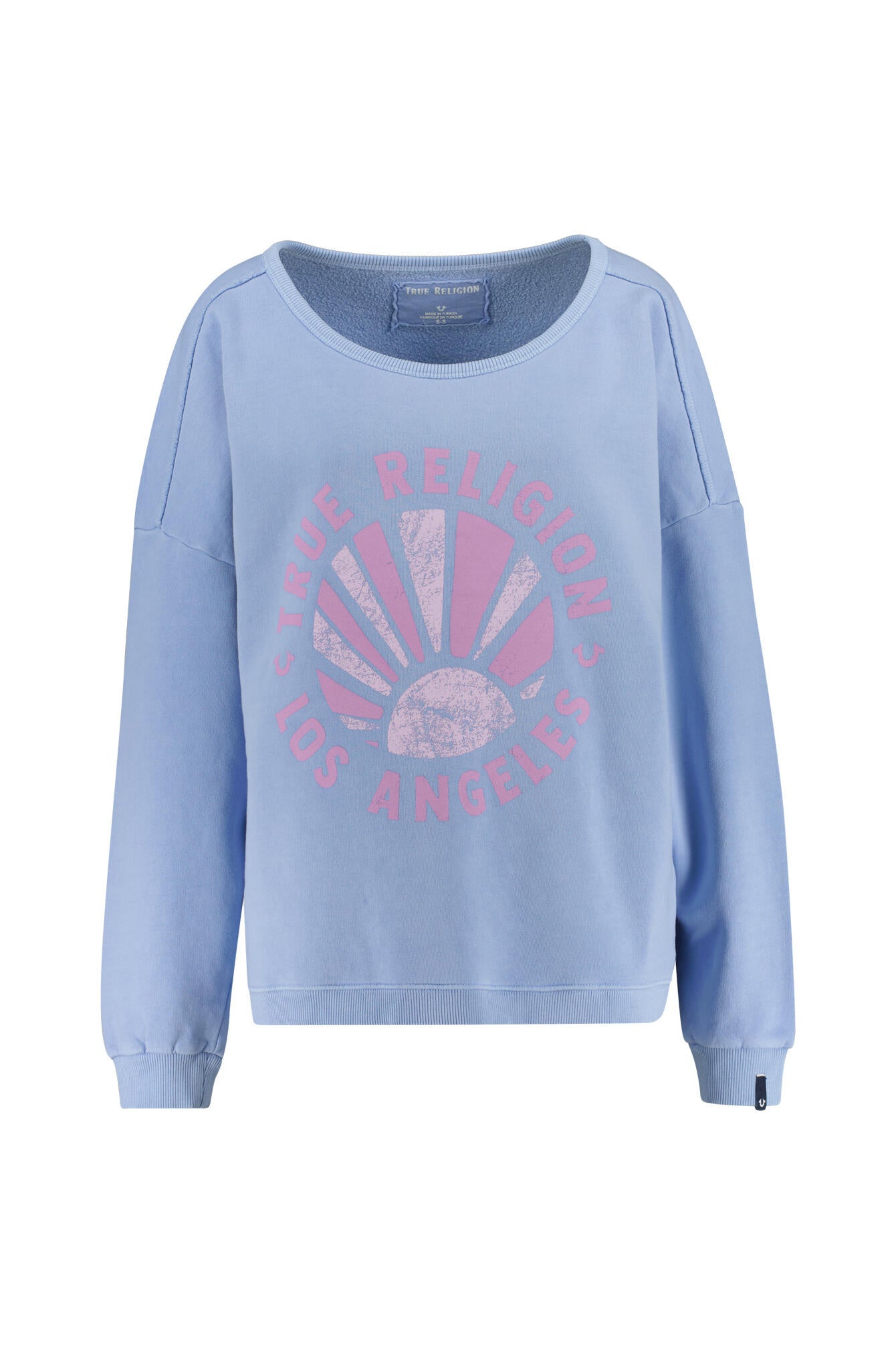 Sweatshirt mit Print - 4123 sky - Blau