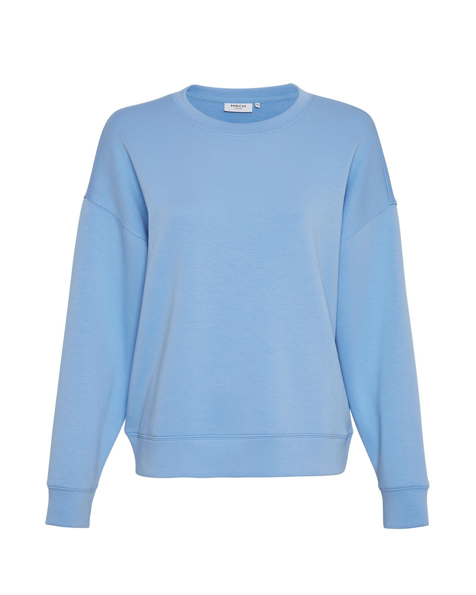 Sweatshirt aus Viskosemix - Azurine - Blau