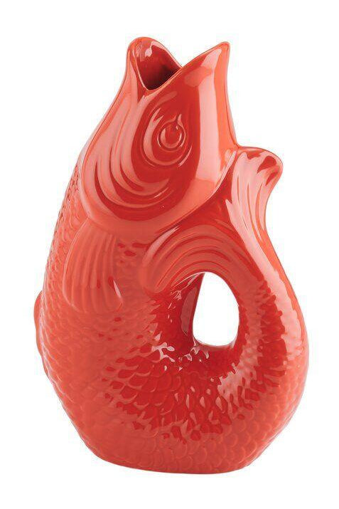 Vase Monsieur Carafon - Coral Red - Rot