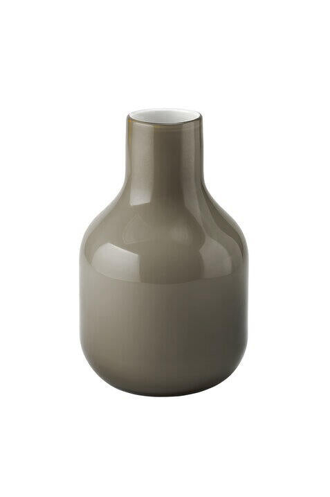 Glasvase Pearl - Sandstone - Grau