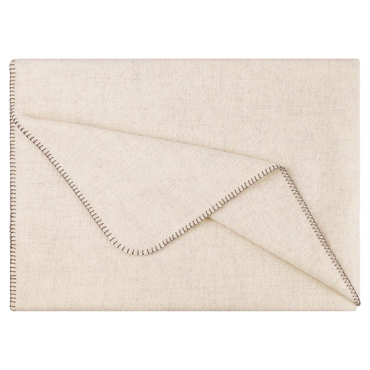 Wohndecke Alina 190x145 - 027 Winterweiss - Creme