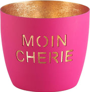 Windlicht Moin Cherie - Neon Purple/Gold - Pink | Gold