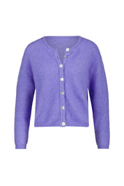 Strickjacke aus Wollmix - Iris Chine - Violett