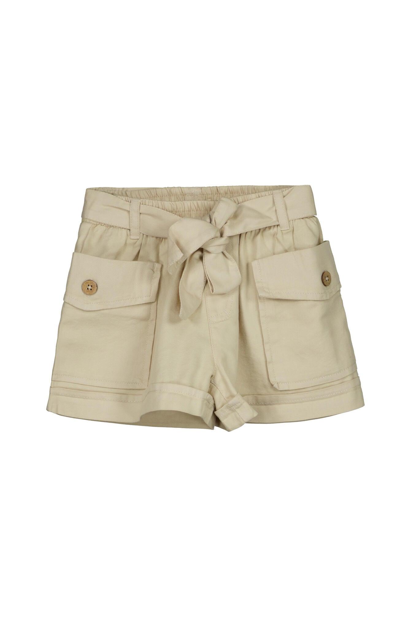 Bermuda-Shorts mit Gürtel - 089 Sesam - Beige