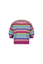 Gestreifter Pullover - 0047 Striped - Mehrfarbig