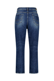 Jeans Hose mit aufgesetzten Taschen - 3001 Blue - Blau