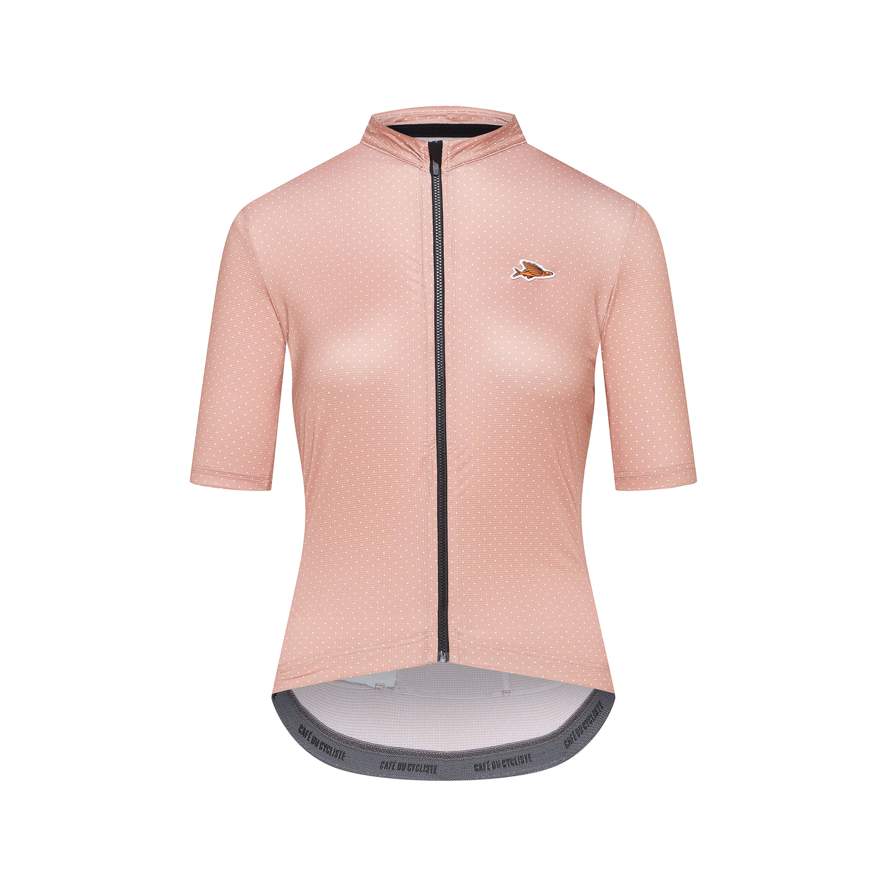 Fahrrad-Trikot Fleurette V2 - Rose Sand - Beige