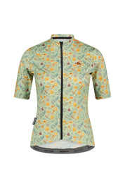 Fahrrad-Trikot Fleurette V2 - Chanterelle Agave - Grün