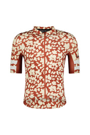 Fahrrad-Trikot Floriane - Sequoia Print - Braun