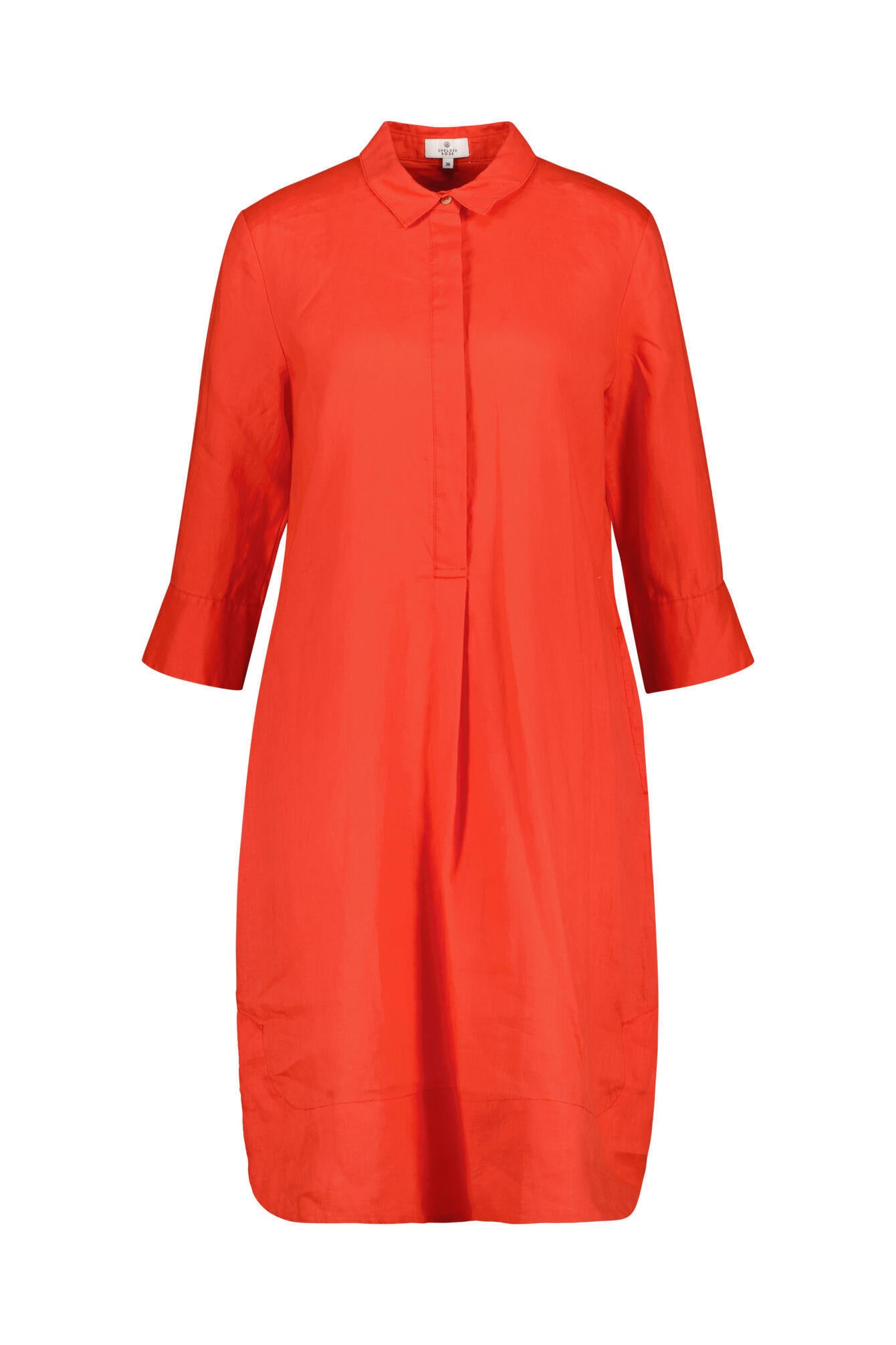 Leinenkleid - Rot - Rot