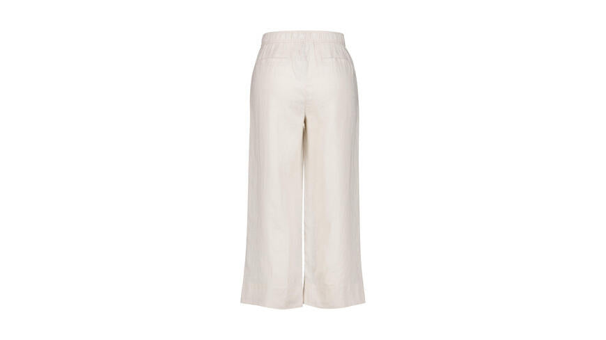 Leinenhose Wide Leg - Sand - Beige