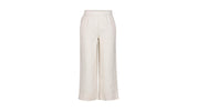 Leinenhose Wide Leg - Sand - Beige