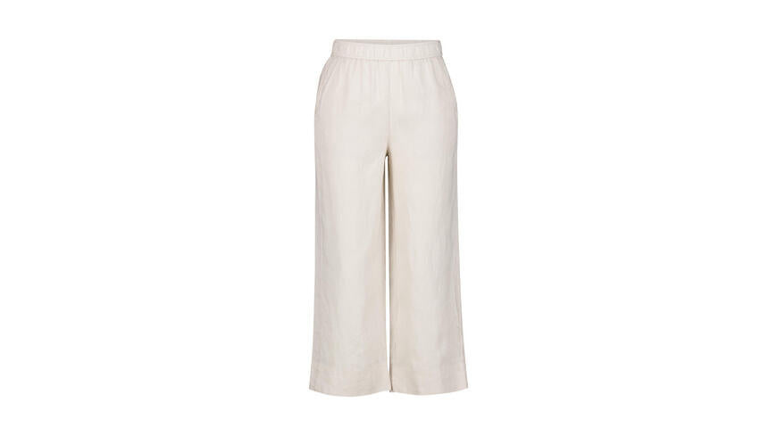Leinenhose Wide Leg - Sand - Beige