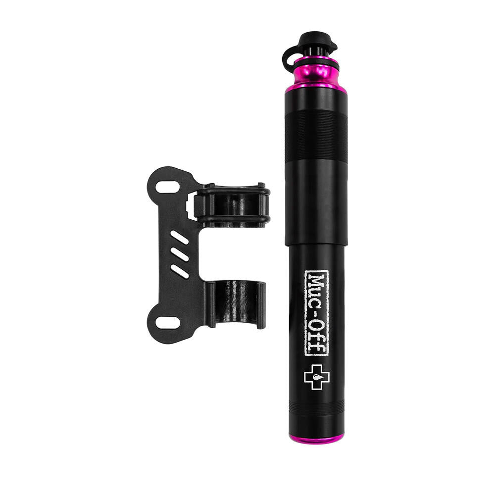 Mini-Fahrradpumpe AIRMACH - Black Pink - Schwarz