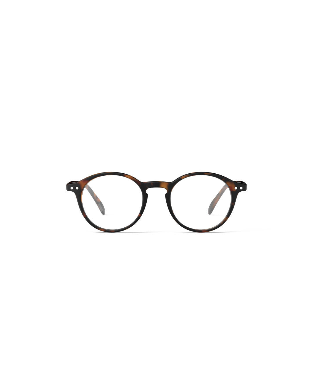 Lesebrille #D mit Dioptrie +2 - TORTOISE - Braun