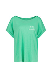 T-Shirt aus Baumwollmix - 437 Spring Green - Grün