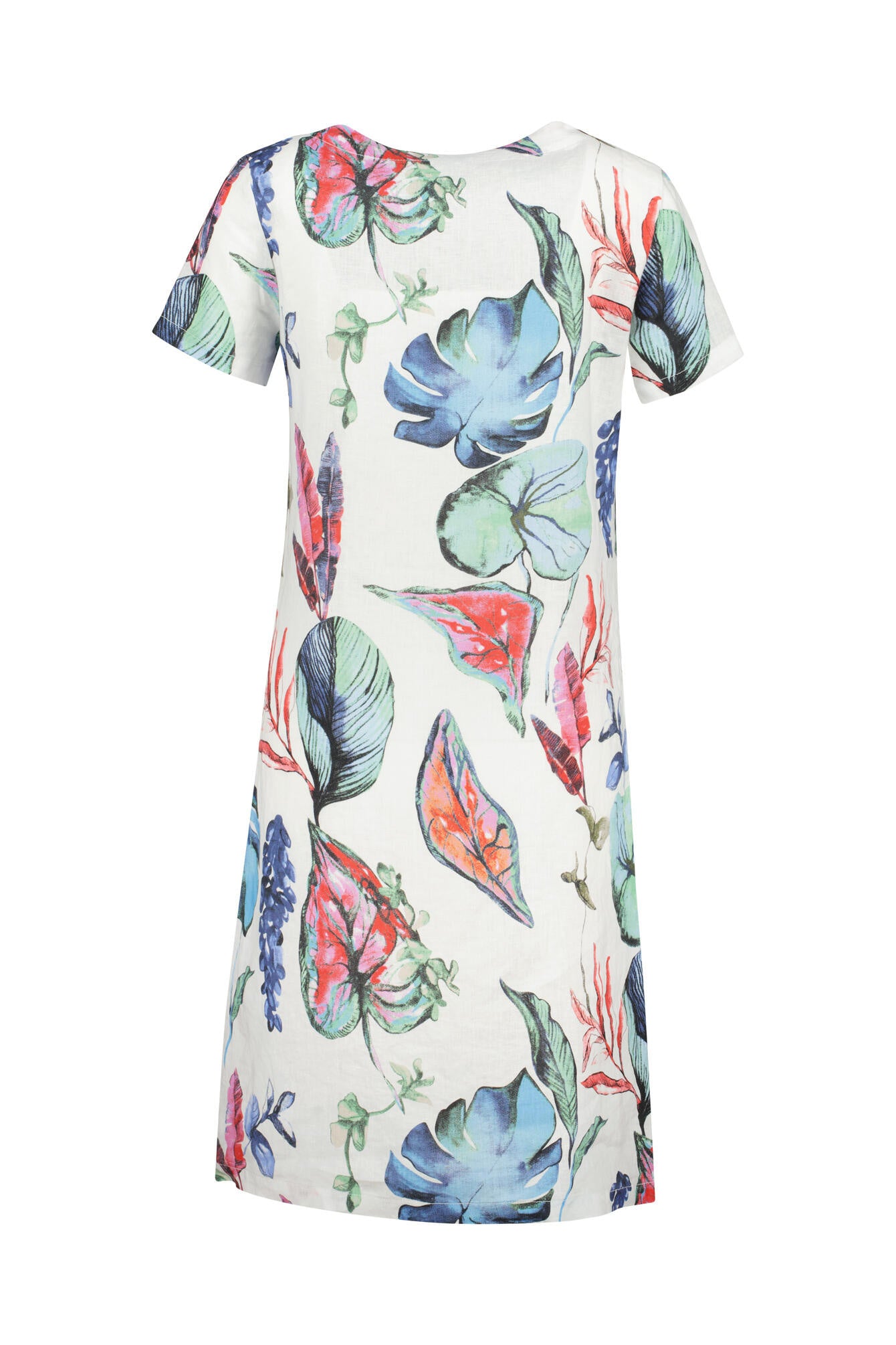 Leinen Kleid - Original - Mehrfarbig