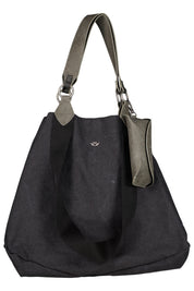 Schultertasche Izzy - Black - Grau