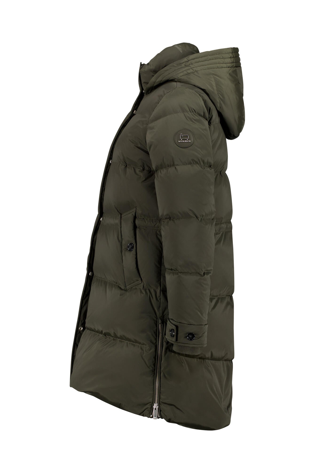 Daunen Parka - 614 Dark Green - Grün