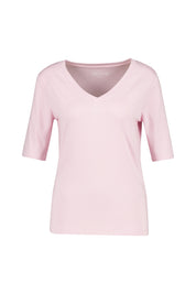 T-Shirt mit V-Ausschnitt - 746 Cherry Blossom - Rosa