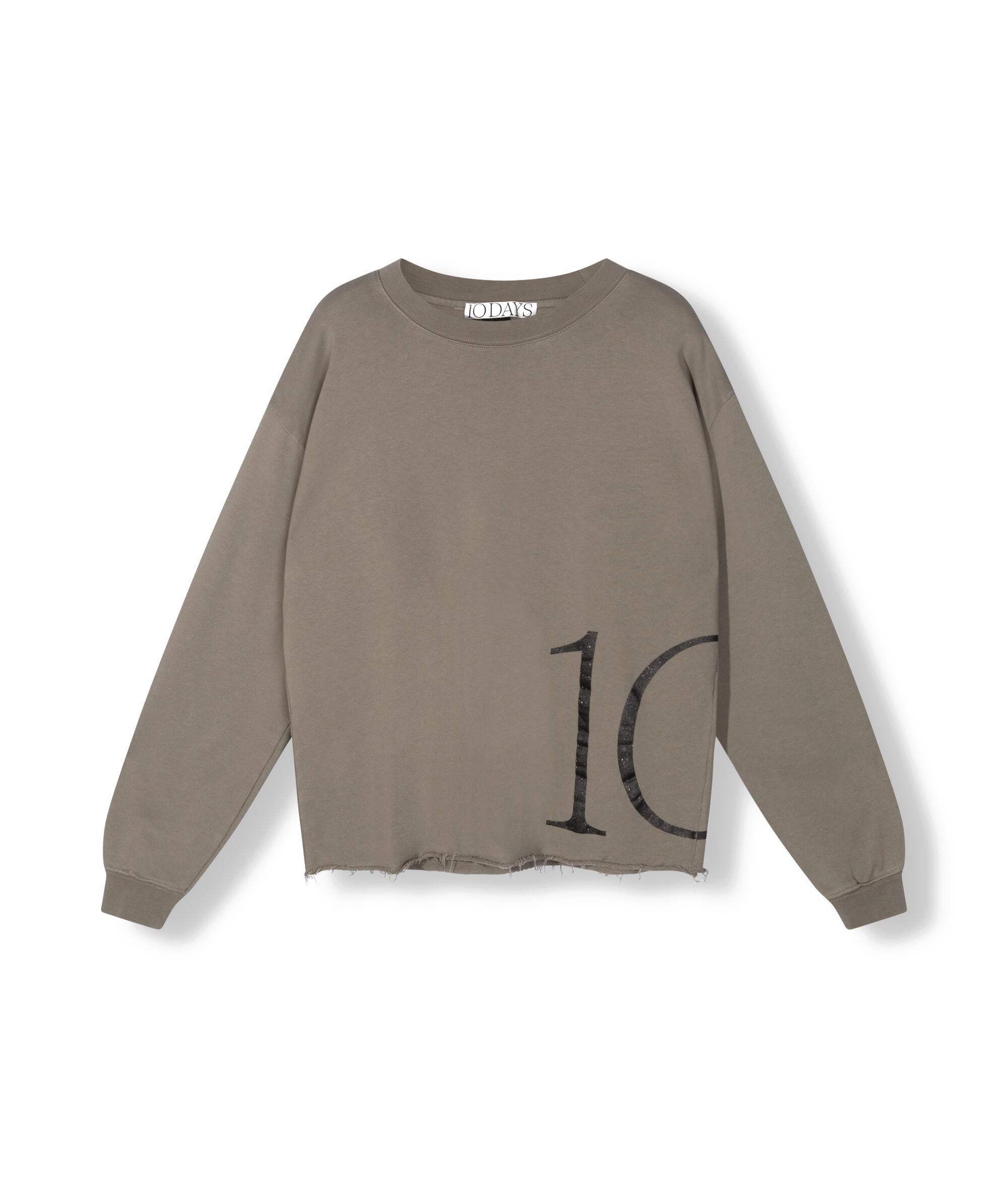 Sweatshirt aus Bio-Baumwolle - 1285 Sage - Khaki