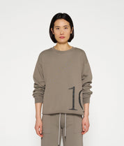 Sweatshirt aus Bio-Baumwolle - 1285 Sage - Khaki