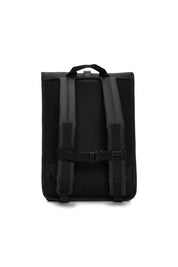 Rolltop-Rucksack - 01 Black - Schwarz