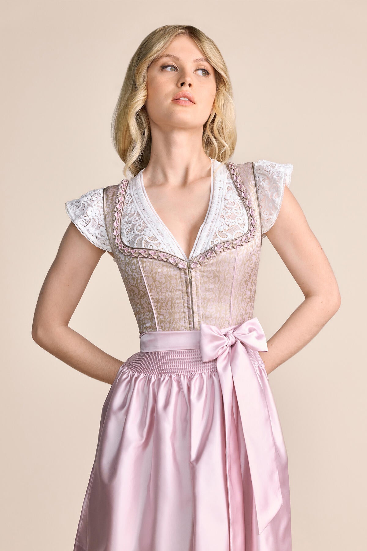 Dirndl Bruni 60cm - 0233 B.Rose - Rosa