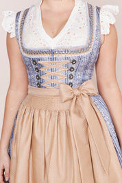 Dirndl Eike 50cm - 0081 Hellblau - Blau