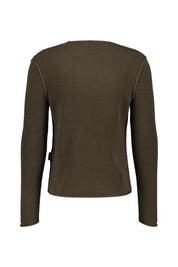 Strickpullover aus Baumwolle - 836 - Khaki