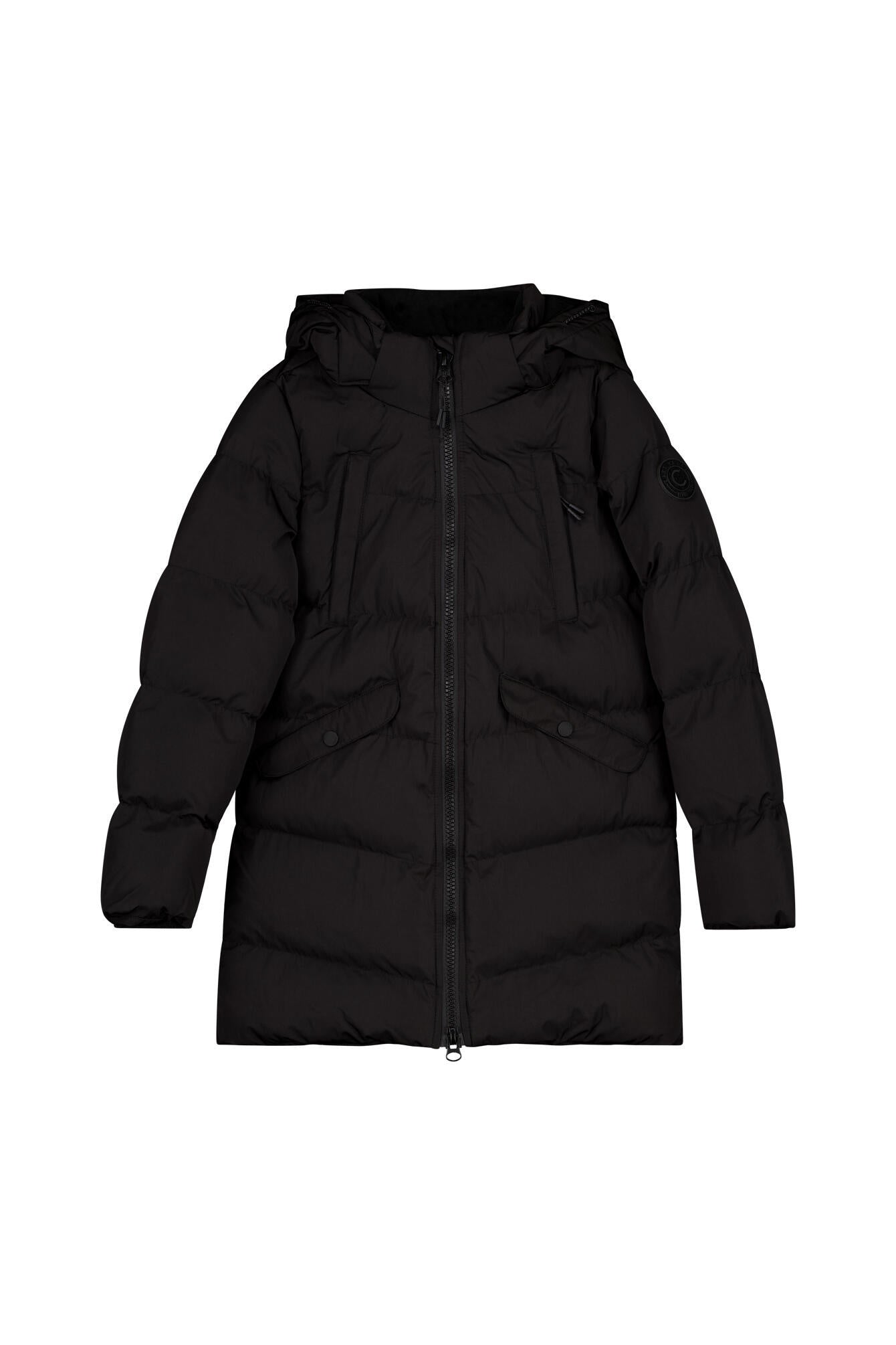 Gesteppte Winterjacke - 01 Black - Schwarz