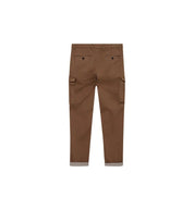 Softe Cargohose Slim Fit - 768 Brown Latte - Braun