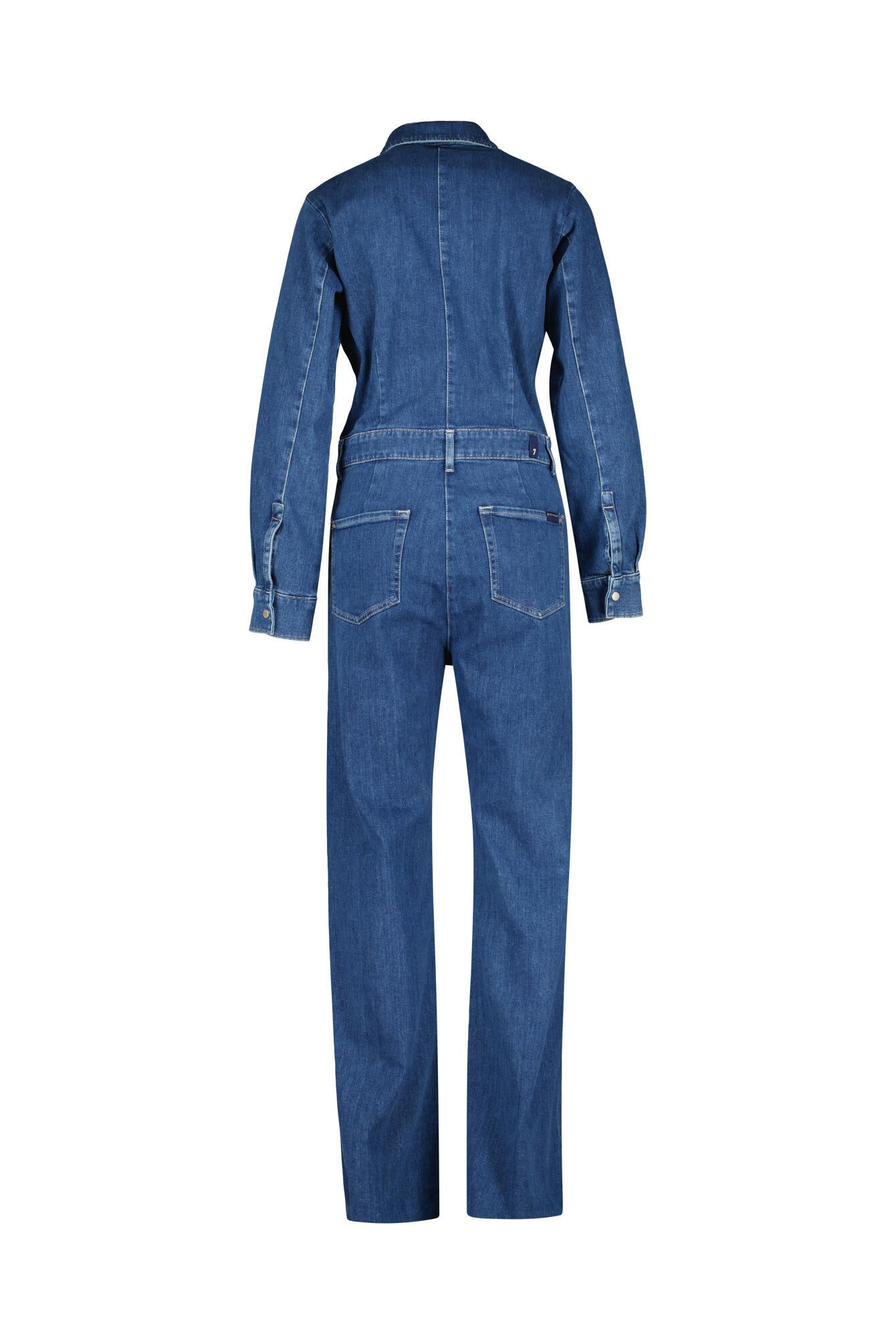 Jumpsuit aus Denim - Mid Blue - Blau