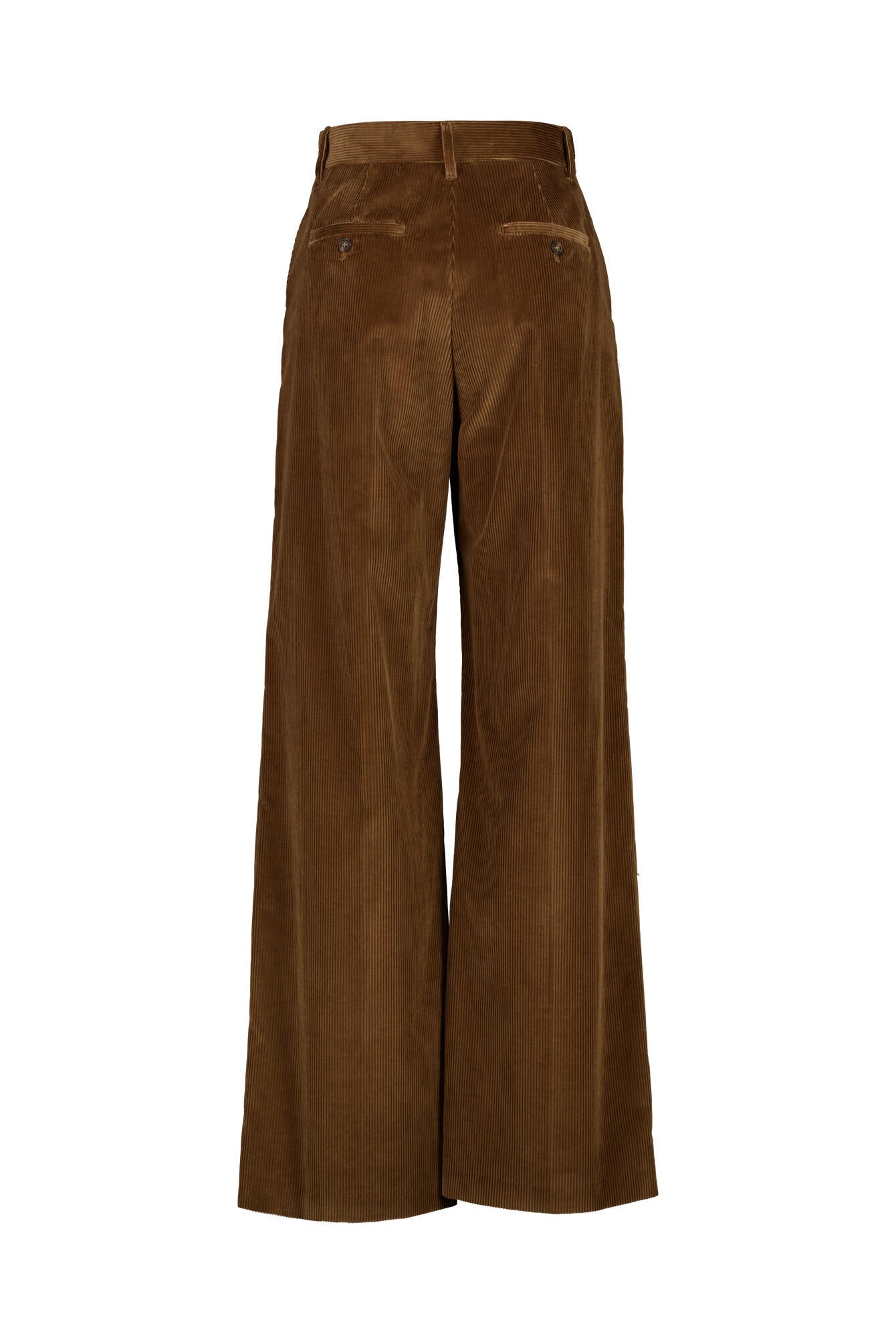 Cordhose Wide Leg - 023 - Braun