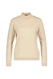 Leichter Rollkragenpullover - 002 - Beige