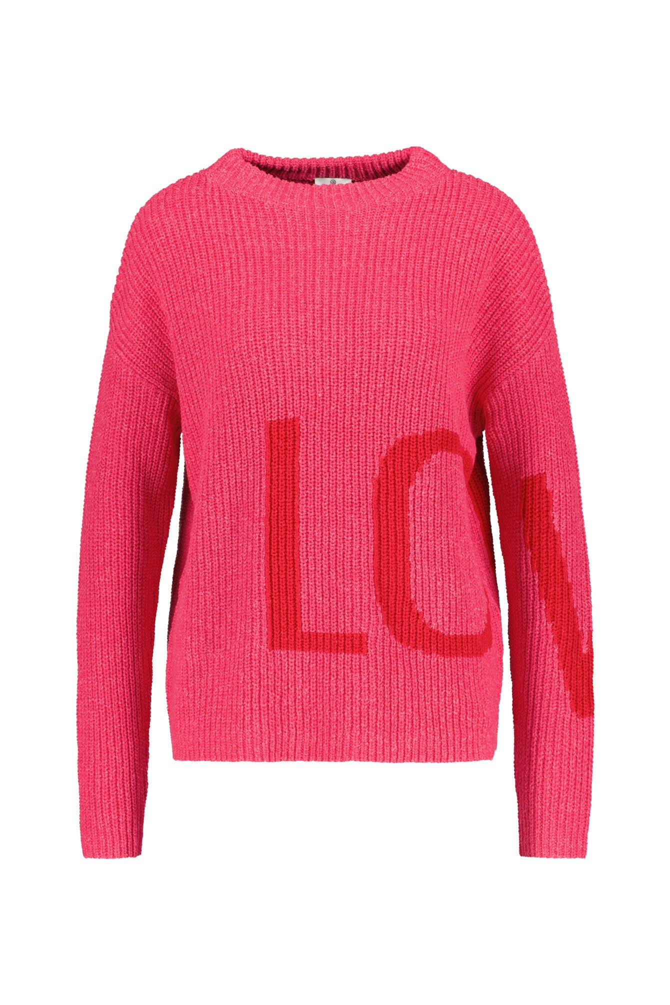 Strickpullover Love - Pink/Rot - Pink