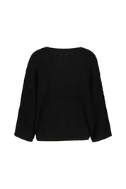 Strickpullover - Black - Schwarz